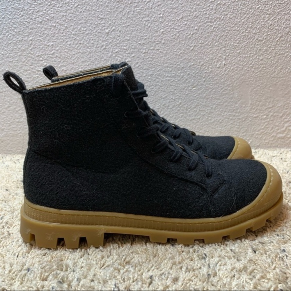 NAE NOAH RECYCLED PET HIGH-TOP VEGAN SNEAKER BOOTS size 44 (US11) - Picture 4 of 14